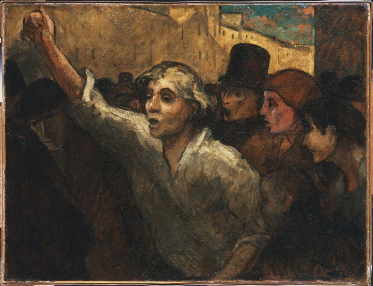 Η εξέγερση - Honoré Daumier