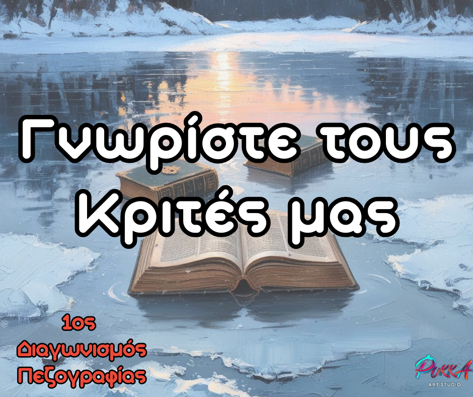 Γνωρίστε τους Κριτές μας – 1ος Διαγωνισμός Πεζογραφίας